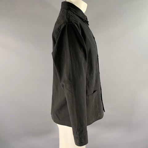 IMPERFECTS Size M Black Cotton Chore Jacket