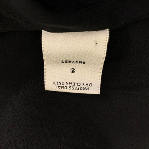 NEIMAN MARCUS Size M Black Polyethylene Blend Sequined Snaps Jacket
