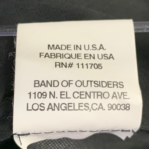 BAND OF OUTSIDERS Size 34 Grey Charcoal Twill Cuffed Dress Pants