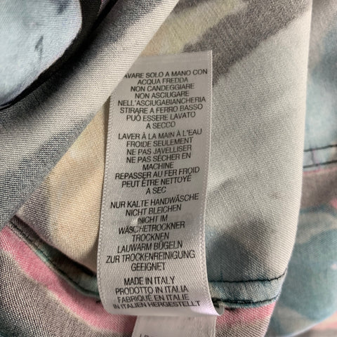 PAUL SMITH Size M Multi Color Viscose Print Button Up Shirt