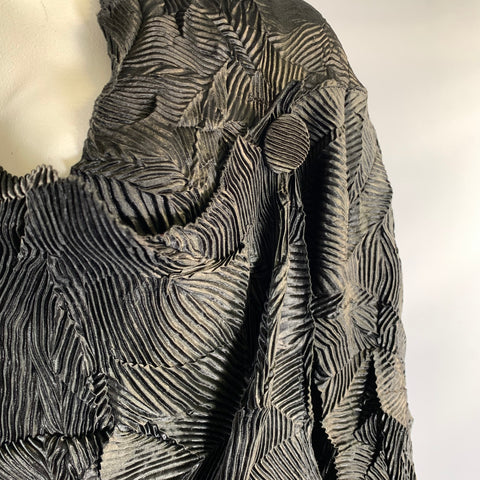 VANITE COUTURE One Size Black Polyester Spandex Jacket