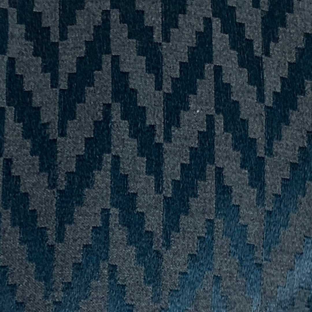 HAIDER ACKERMANN Size S Navy Jacquard Linen Silk Cropped Vest