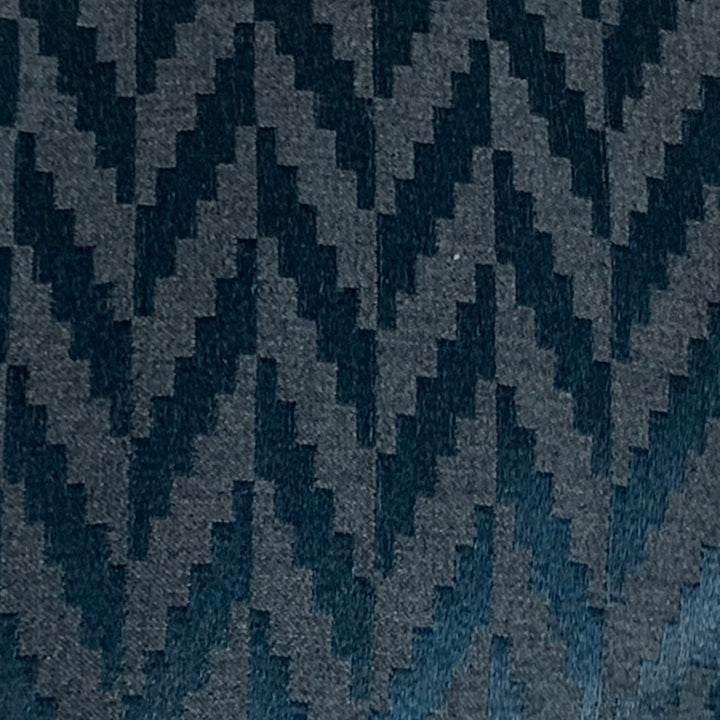 HAIDER ACKERMANN Size S Navy Jacquard Linen Silk Cropped Vest