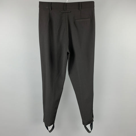 Vintage JEAN PAUL GAULTIER Size 34 Black Jodhpurs Dress Pants