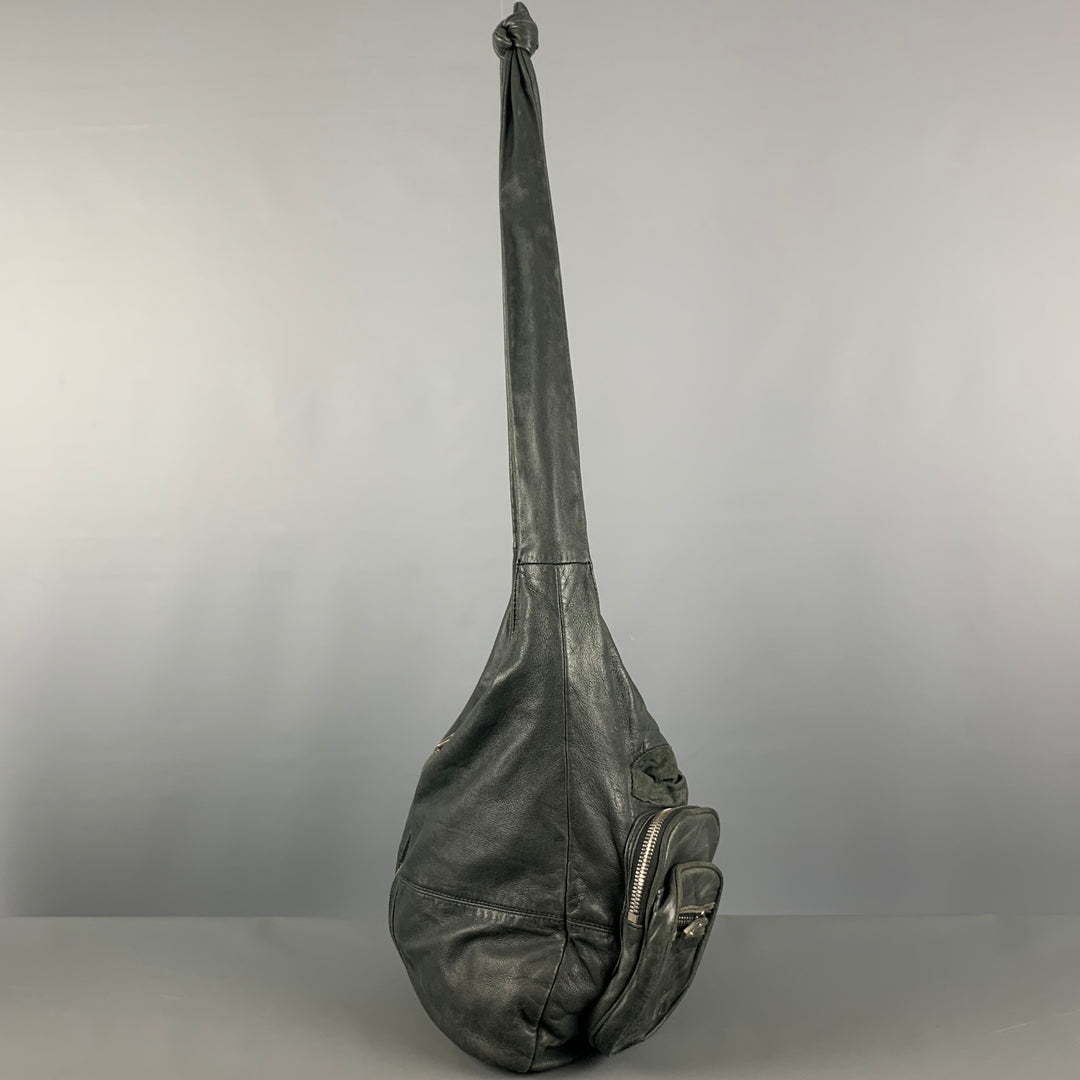 ALEXANDER WANG Green Leather Hobo Handbag