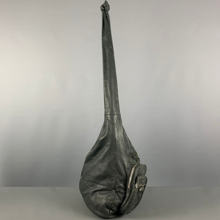 ALEXANDER WANG Green Leather Hobo Handbag