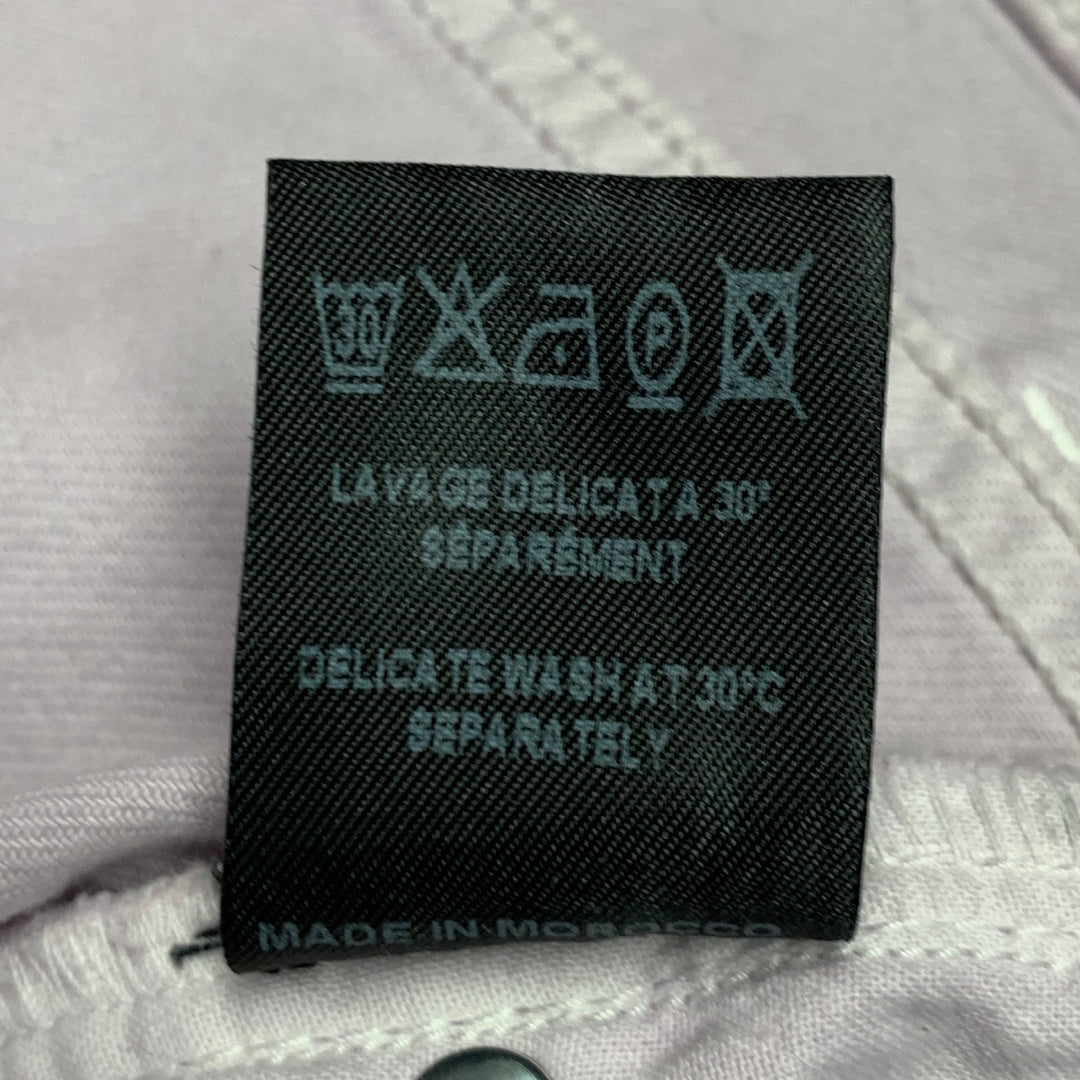 ISABEL MARANT Size L Purple Lavender Cotton Blend 5 Pocket Jeans