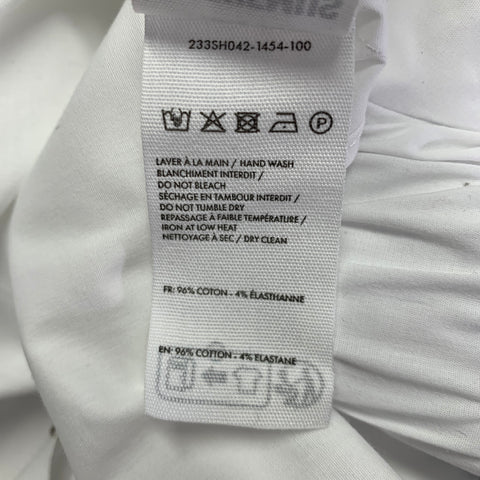 Top court décontracté JACQUEMUS taille S Bahia en coton mélangé blanc