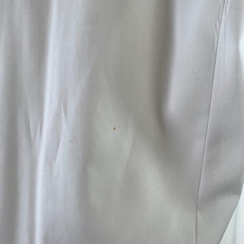 ETON Size S White Solid Cotton Button Up Long Sleeve Shirt