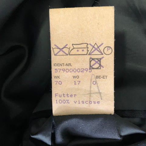 BALLY Chest Size 42 Black Textured Cashmere Notch Lapel Sport Coat