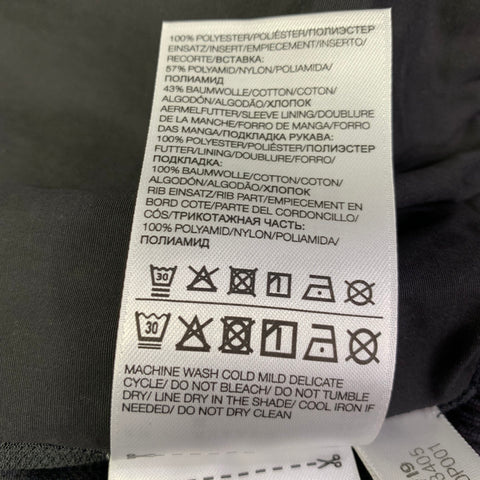 Y-3 Size XS Black Polyester Blend Zip Up Jacket