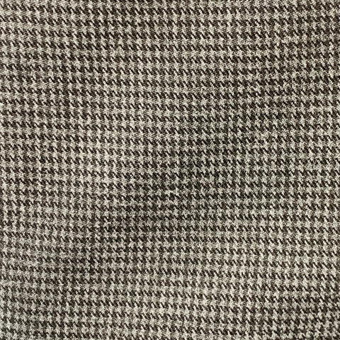 BARENA Pantalon habillé retroussé, mélange de coton, motif pied-de-poule gris-noir, taille 35