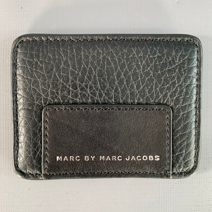 MARC by MARC JACOBS Black Leather Card Case Wallet