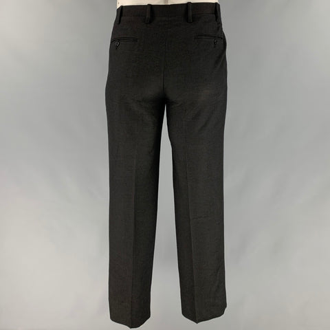 KITON for WILES BASHFORD Size 40 Grey Cashmere Notch Lapel Suit