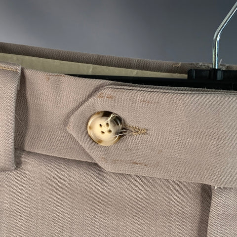 Pantalon de ville fuselé à devant plat gris BULLOCK&JONES taille 36