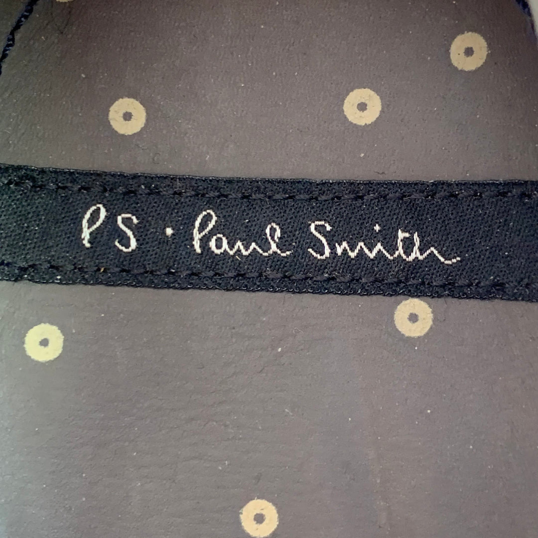 PS by PAUL SMITH Size 8 Panorama Tan Perforated Leather Wingtip Lace-Up Shoes PS by PAUL SMITH Size 8 Panorama Tan Perforated Leather  main image 4