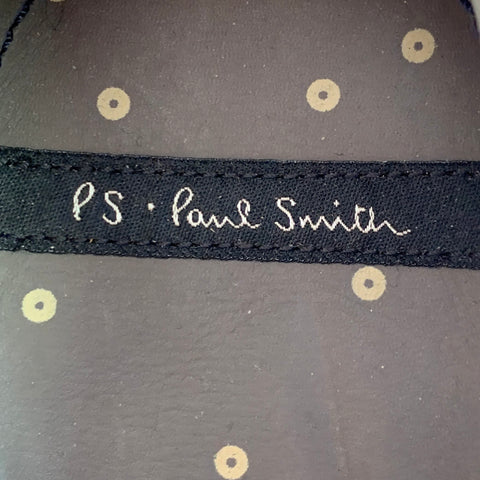 PS by PAUL SMITH Size 8 Panorama Tan Perforated Leather Wingtip Lace-Up Shoes