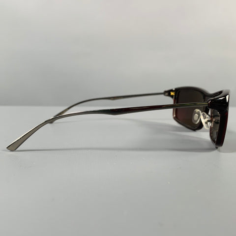 KITON -Ischia- Brown Silver Titanium Sunglasses