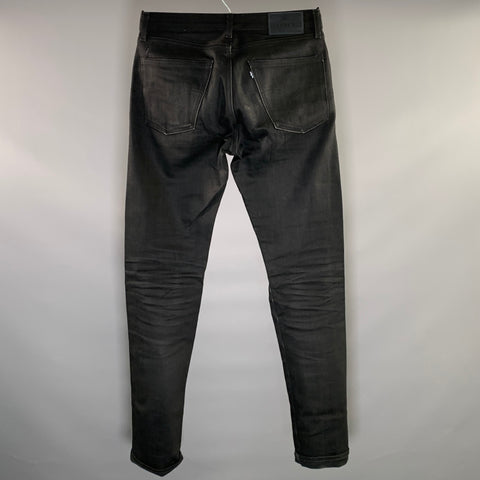 LEVI'S Size 30 Black Cotton Denim Jeans