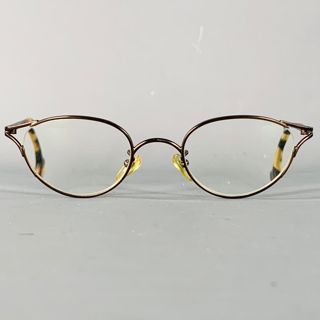 L.A.EYEWORKS Savana Brown Tortoiseshell Cateye Eyewear Readers