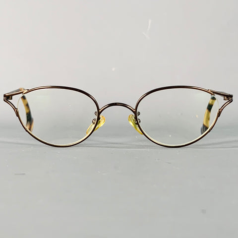 L.A.EYEWORKS Savana Monture de lunettes œil-de-chat écaille de tortue marron