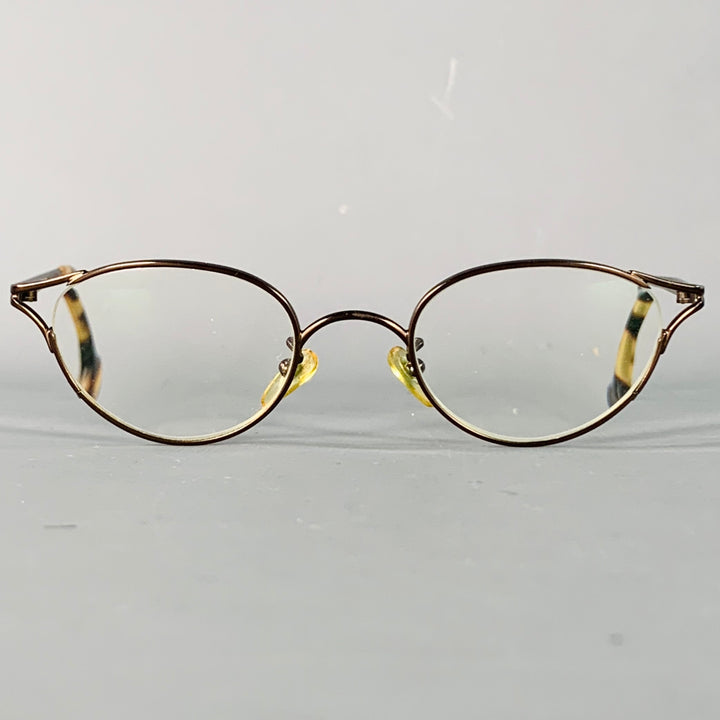 L.A.EYEWORKS Savana Brown Tortoiseshell Cateye Eyewear Readers