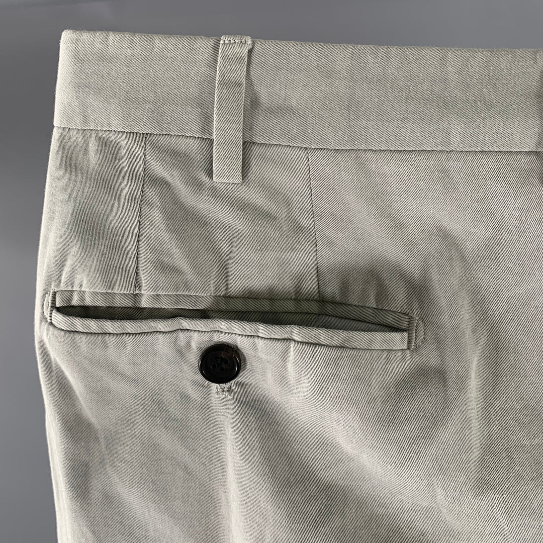 ISAIA Size 36 Grey Straight Casual Pants