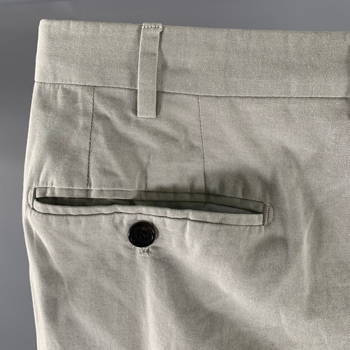 ISAIA Size 36 Grey Straight Casual Pants