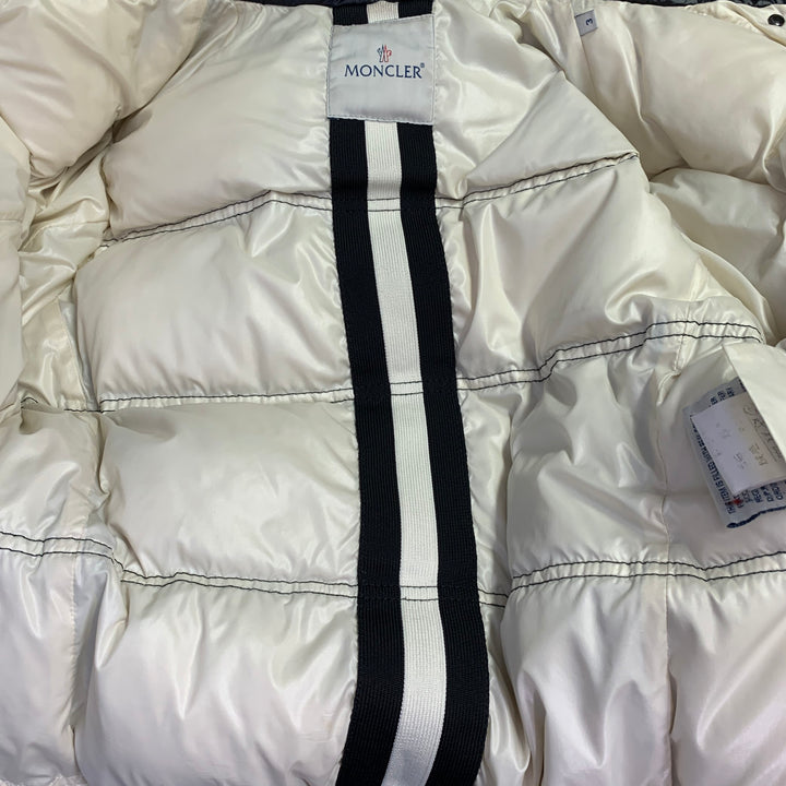 MONCLER Size M Quincy Black Quilted Snaps Jacket