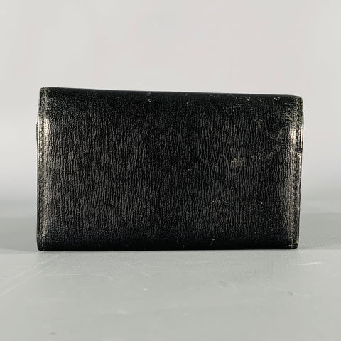 BURBERRYS Black Leather Key Holder