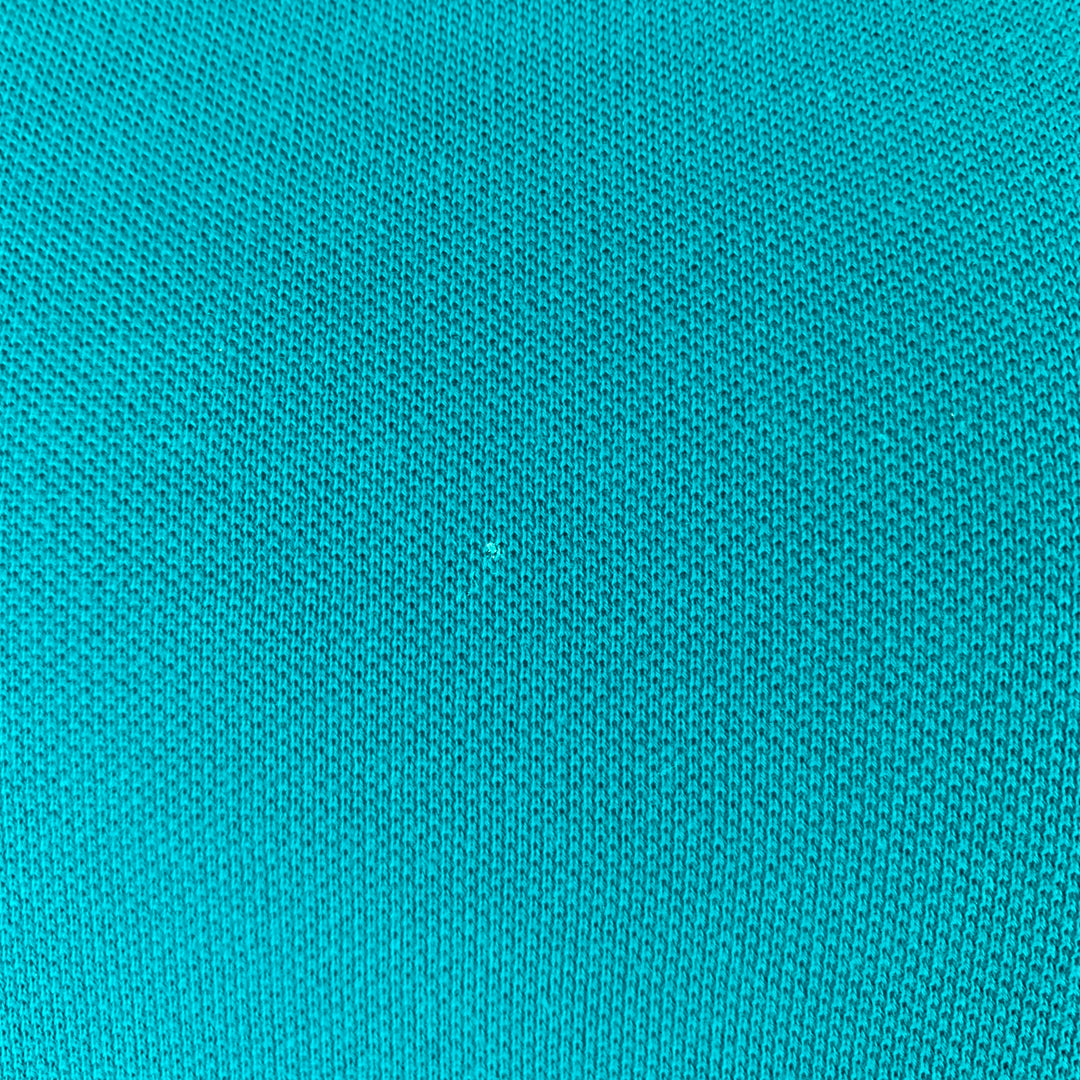 LACOSTE Taille XL Polo boutonné en coton Aqua