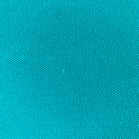 LACOSTE Size XL Aqua Cotton Buttoned Polo