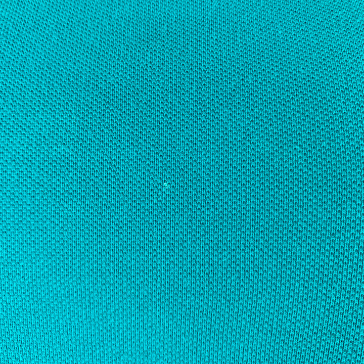 LACOSTE Taille XL Polo boutonné en coton Aqua