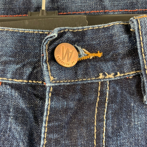 WILLIAMSBURG GARMENT CO. Size 30 Blue Cotton Jeans