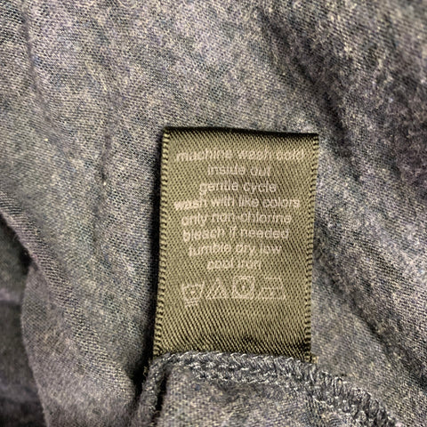 JOHN VARVATOS Size L Grey Heather Cotton Blend One Pocket T-shirt