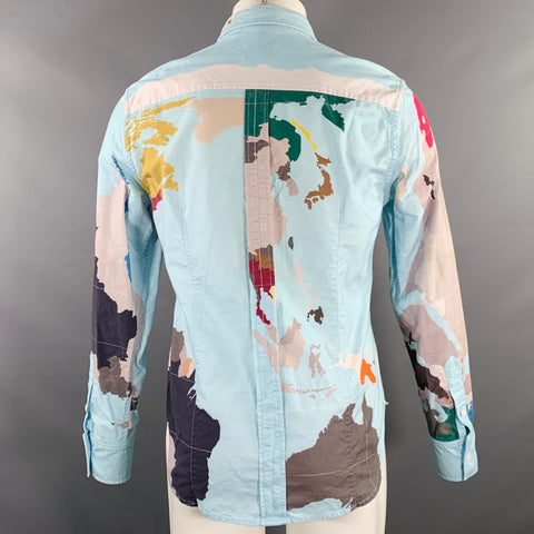 BAND OF OUTSIDERS Size M Multi Color Cotton Oxford Long Sleeve Shirt