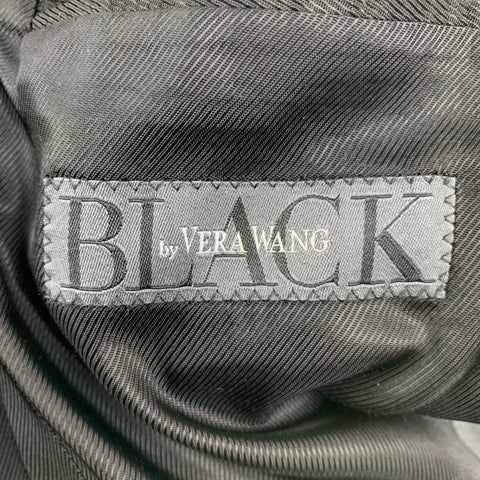 BLACK by VERA WANG Size 38 Grey Black Wool Notch Lapel Tuxedo Sport Coat