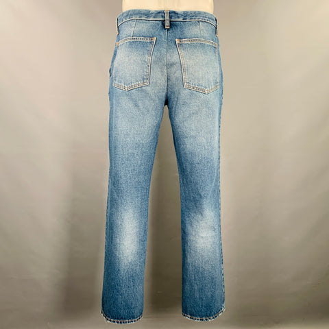 MM6 MAISON MARGIELA Size 34 Blue Wash Denim Zip Fly Jeans