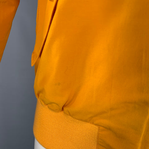 BARACUTA Size 40 Yellow Cotton Blend Bomber Jacket