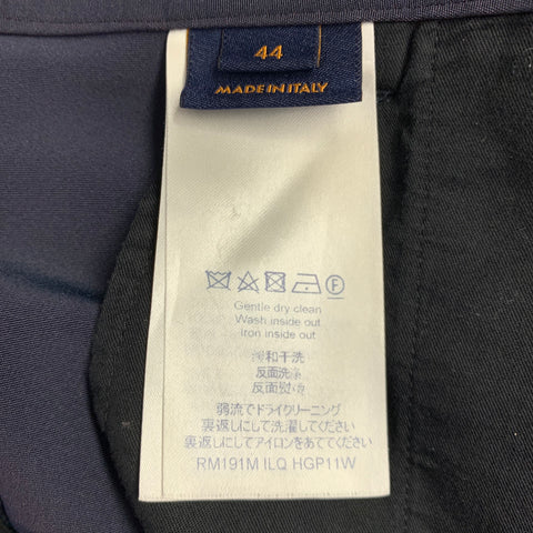 LOUIS VUITTON SS19 Size 34 Navy Blue Polyester Utility Casual Pants