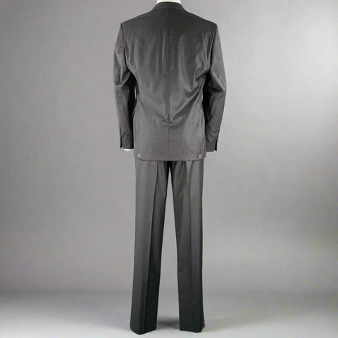 TAILO RED Size 40 Grey Wool Single Breasted Suit