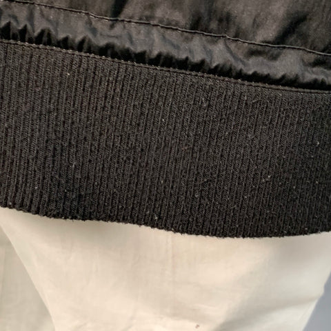 ROBERT GELLER x FIVE FOUR Size XXL Black Polyester Nylon Bomber Jacket