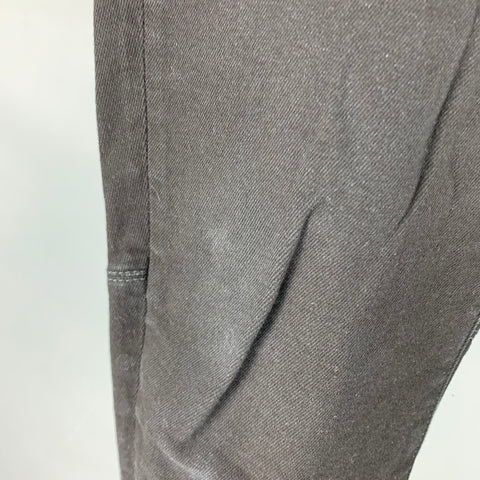 DSQUARED2 Size 34 Black Cotton Elastane Cropped Casual Pants