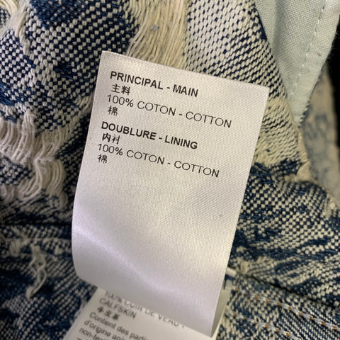 Veste en jean vieilli LOUIS VUITTON FW 2022