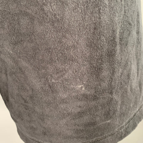 MONCLER Size L Black Terrycloth Cotton Drawstring Shorts