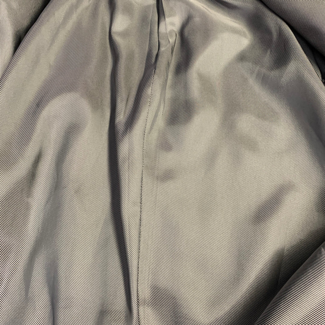 ARMANI COLLEZIONI Size 46 Long Burgundy Velvet Rayon Silk Sport Coat