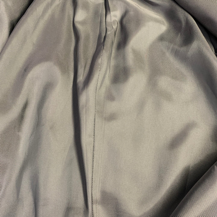 ARMANI COLLEZIONI Size 46 Long Burgundy Velvet Rayon Silk Sport Coat
