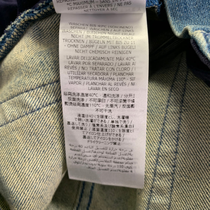 STELLA McCARTNEY Size XS Blue Light Blue Cotton Blend Jeans