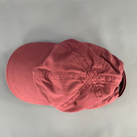 BRUNELLO CUCINELLI Size M Burgundy Cotton Hats