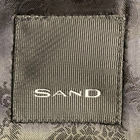 Costume en serge de laine SAND, taille 42, noir, revers crantés